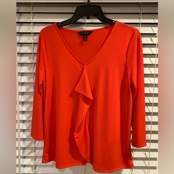 Investments Tops - Investments Orangish/Red Top Size PM